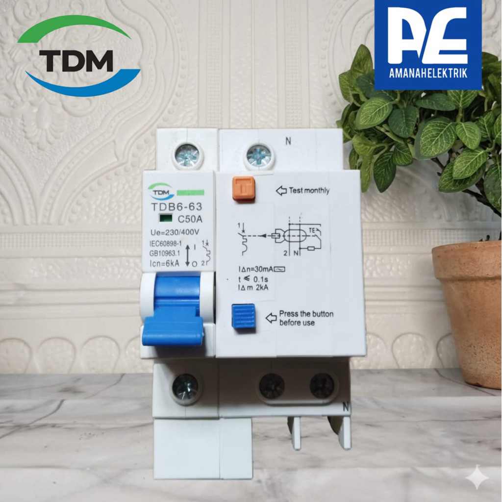 ELCB TDM TDB6-63 50A ORIGINAL