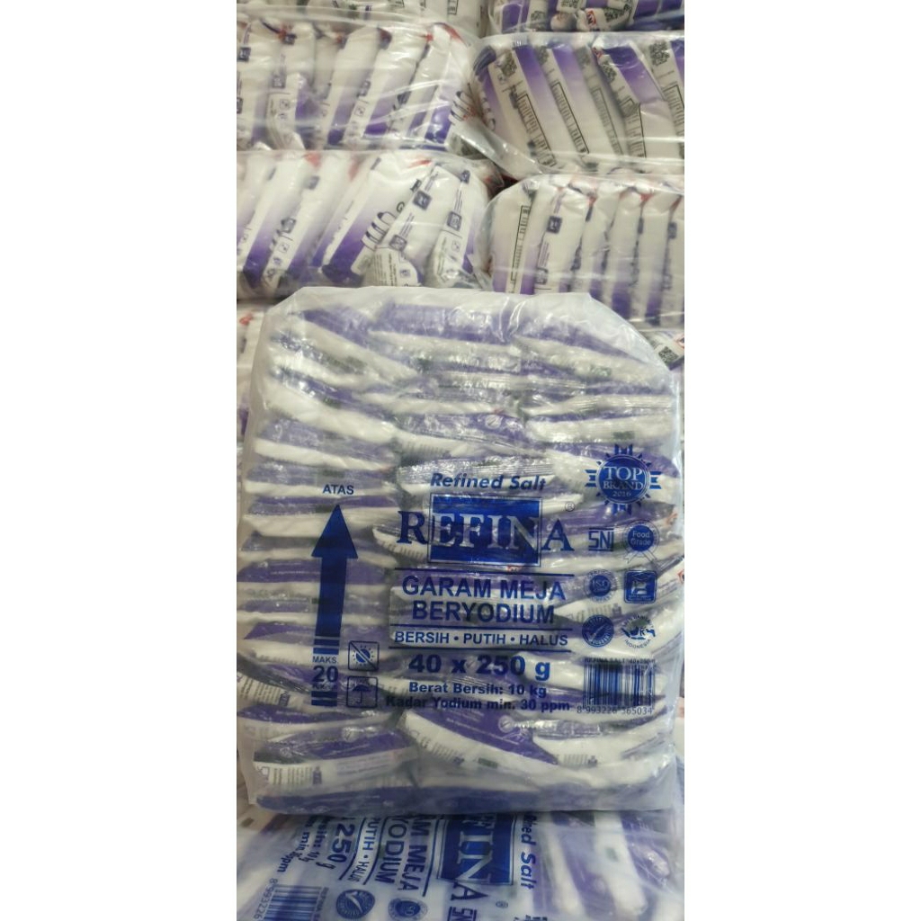 Garam refina 250 gr 1 ball /garam beryodium 1 ball/ garam refina 1 ball/garam halus  250 gr 1 ball