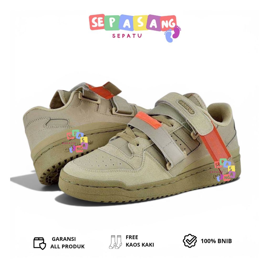 Sepatu Forum Strap Taupe Brown