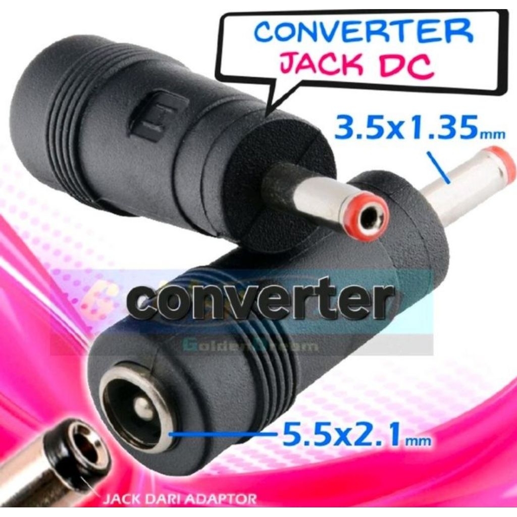 converter Jack DC besar ke kecil