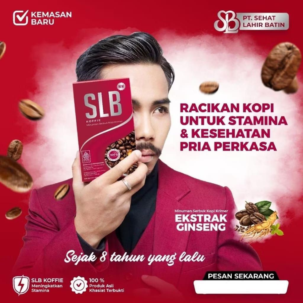 KOPI SLB KOFFIE SLB 1 Box isi 10 Sachet Minuman Ginseng BPOM HALAL