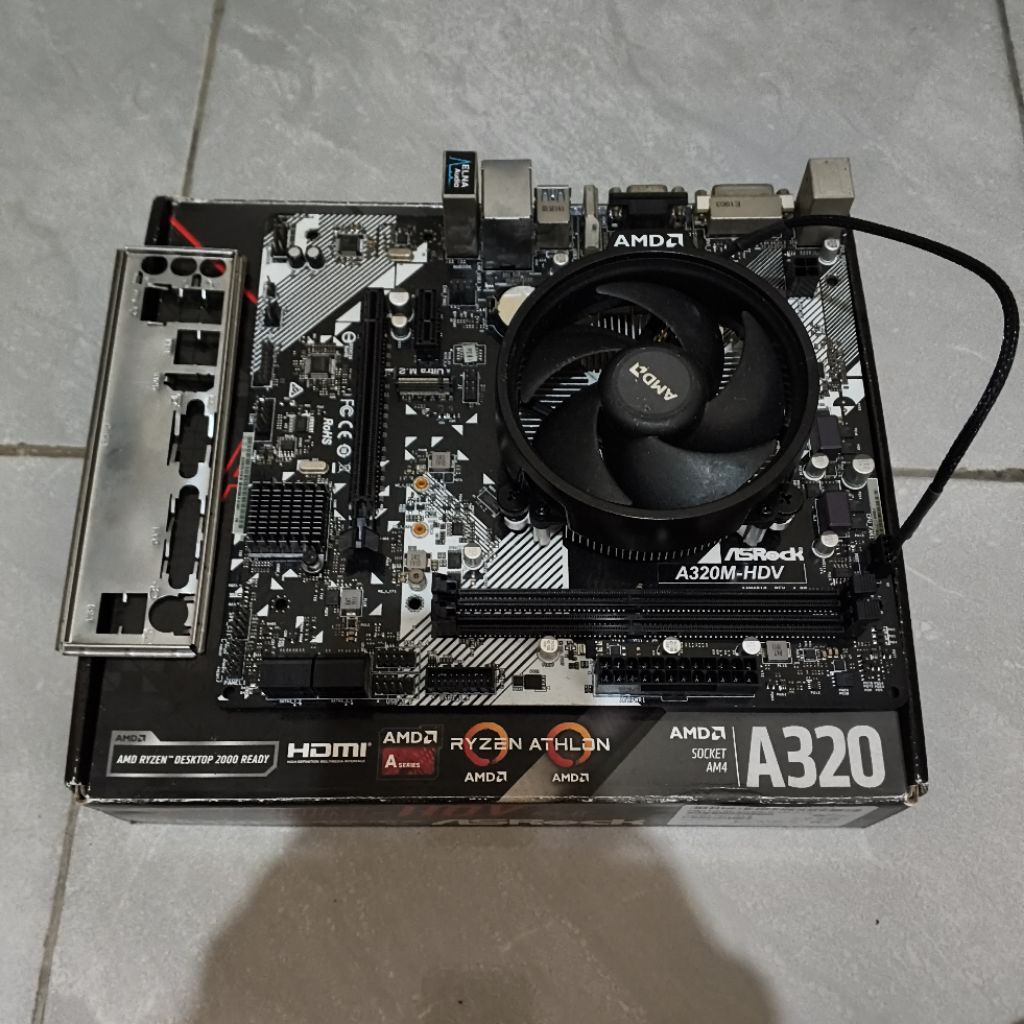 RYZEN 5 5500 + ASROCK A320M