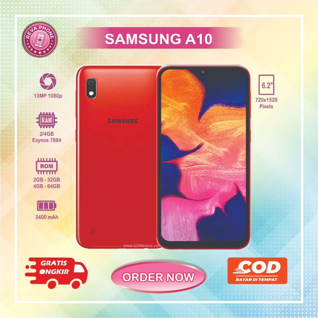 HP SAMSUNG GALAXY A10 Normal second siap pakai
