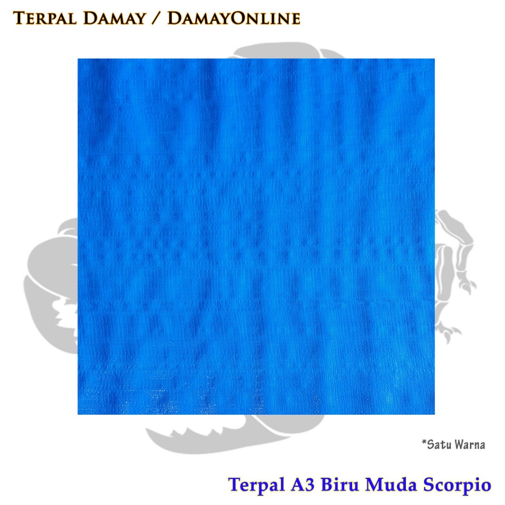 Terpal Rol A3 Biru Muda Korea Scorpio ( Harga / Rol )