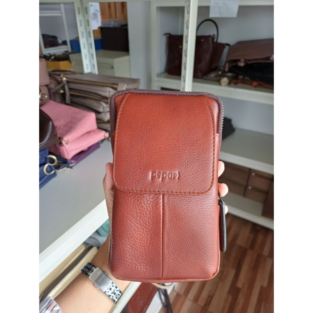 Pepari Leather Tas Hanphone Kulit Sapi PA- 176