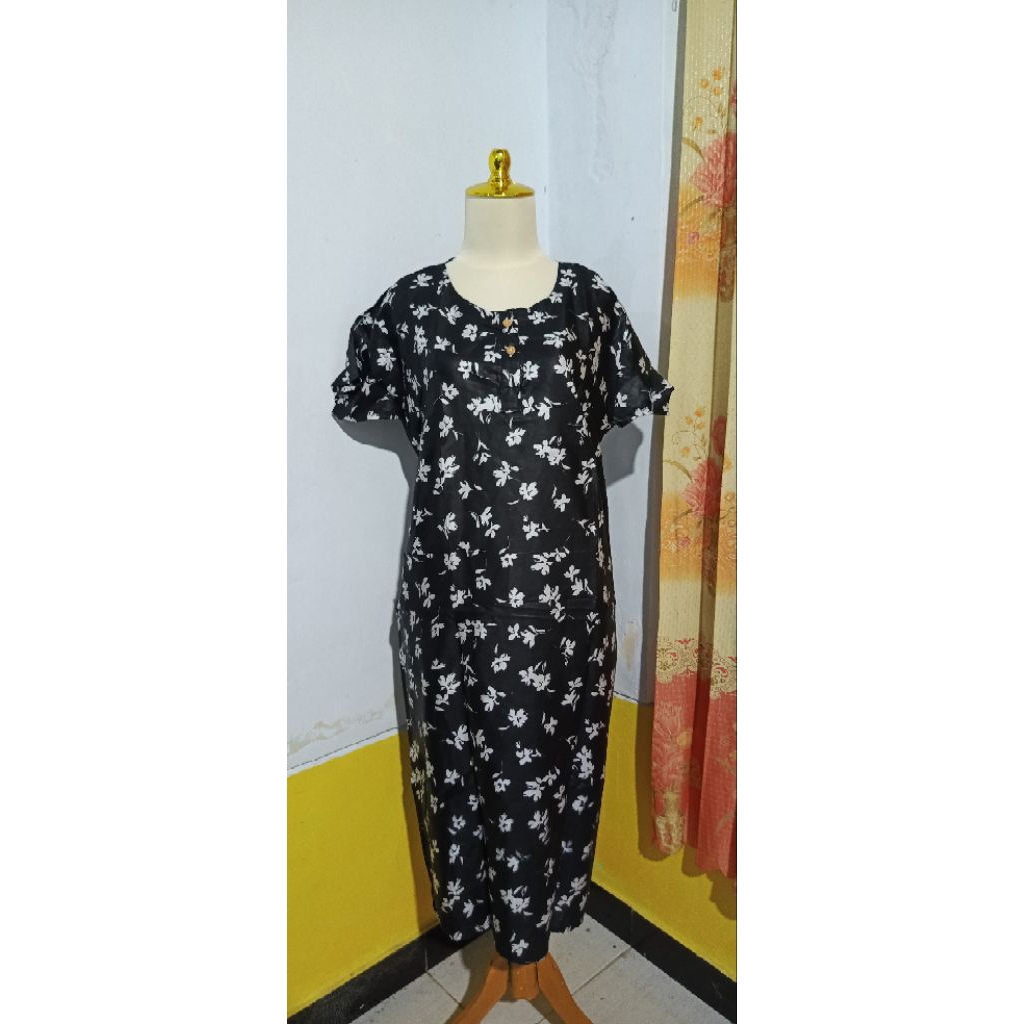 Daster Rayon Utuh Model Payung Jumbo//Daster Rayon Murah//Daster Payung Jumbo