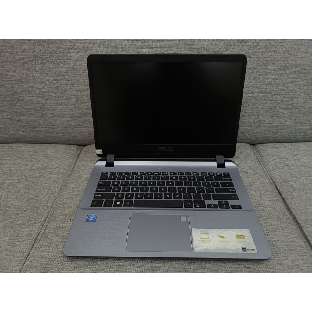 Asus A407M | Intel Celeron N4000 | RAM DDR4 4GB | SSD 256GB | Minus Whitespot & Bleeding Kecil [Seco