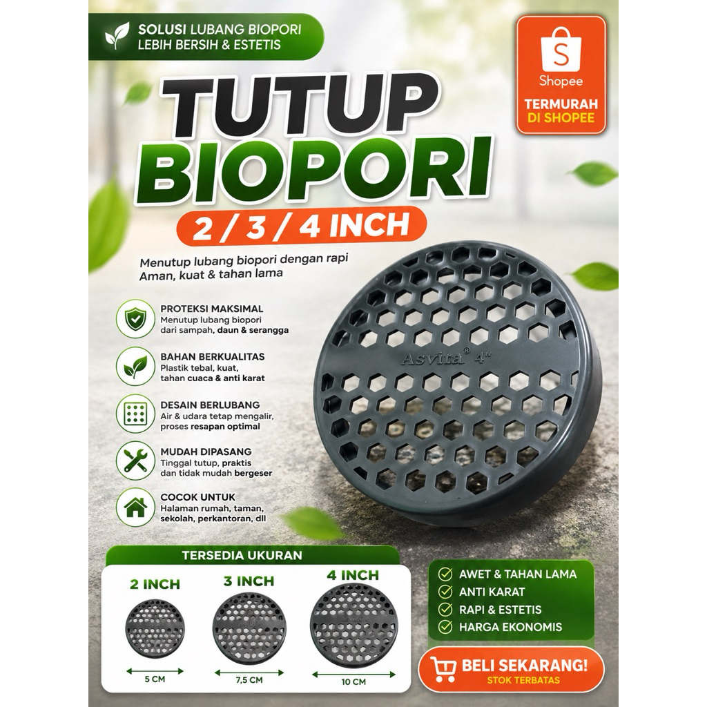 TUTUP BIOPORI TERMURAH 