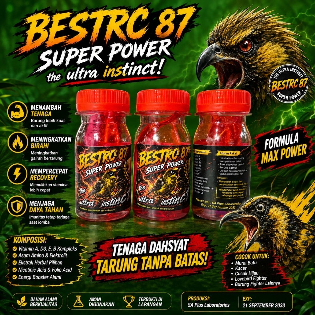 BESTRO 87 VITAMIN BURUNG  OCEHAN SANG MASTER JUARA