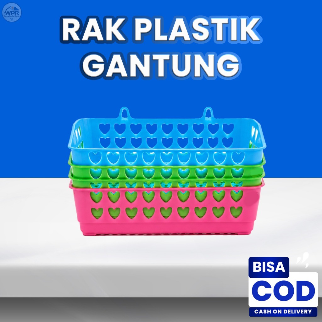 RAK PLASTIK GANTUNG / RAK GANTUNG SERBAGUNA / KERANJANG GANTUNG ANGGREK SUNSLIK