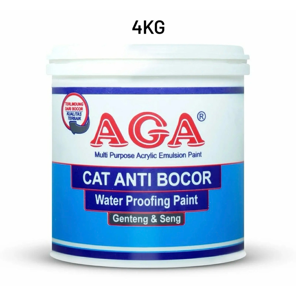 cat genteng AGA 4kg / waterproofing / cat antibocor