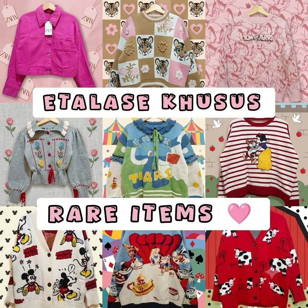 (RARE ITEMS) ZARA, Alice, Snow White, Tom & Jerry, Urban Revivo