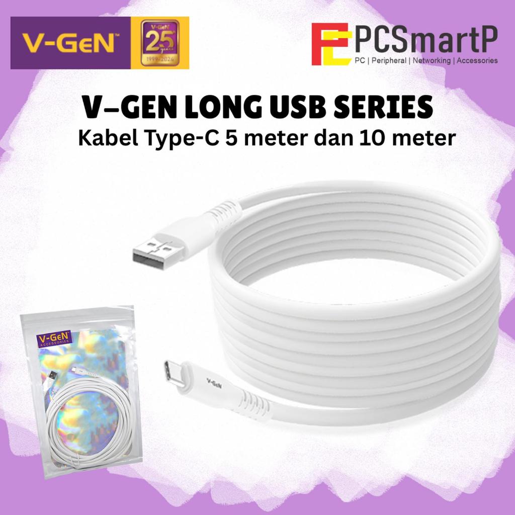 V-GeN Kabel Type-C 5 meter 10 meter Kabel CCTV Type-C