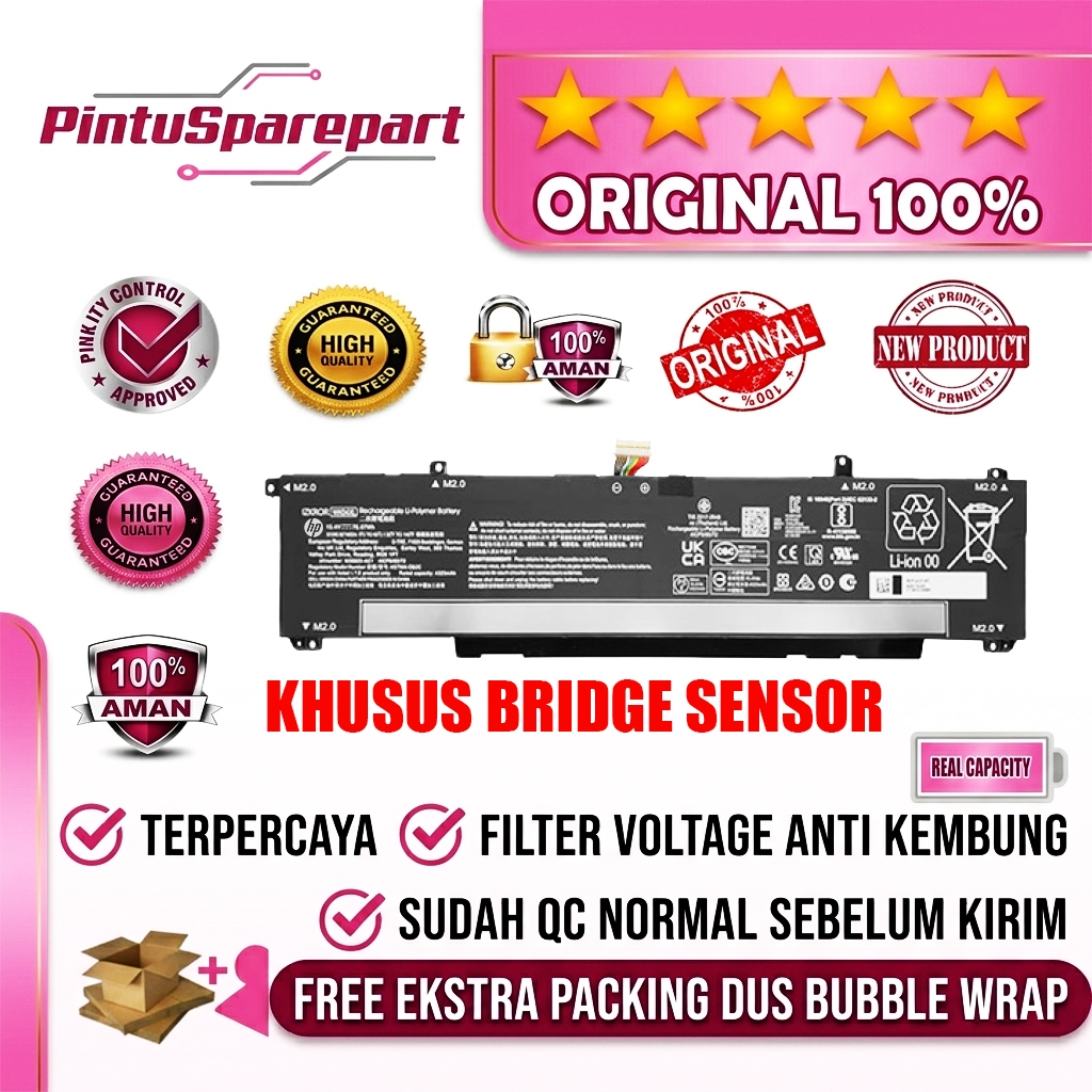 GENUINE ORIGINAL BATERAI HP WK04XL KHUSUS BRIDGE SENSOR