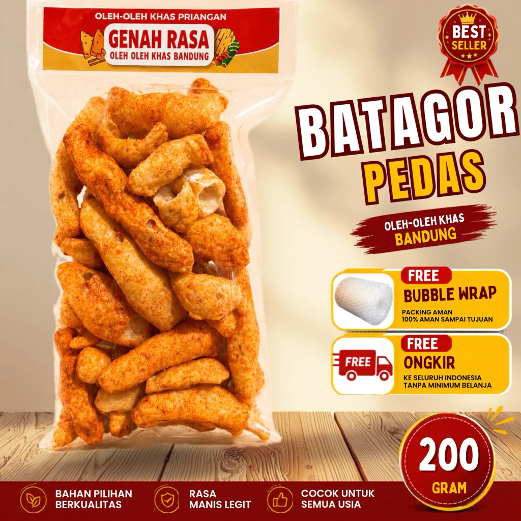 Krupuk Batagor Pedas 200 g