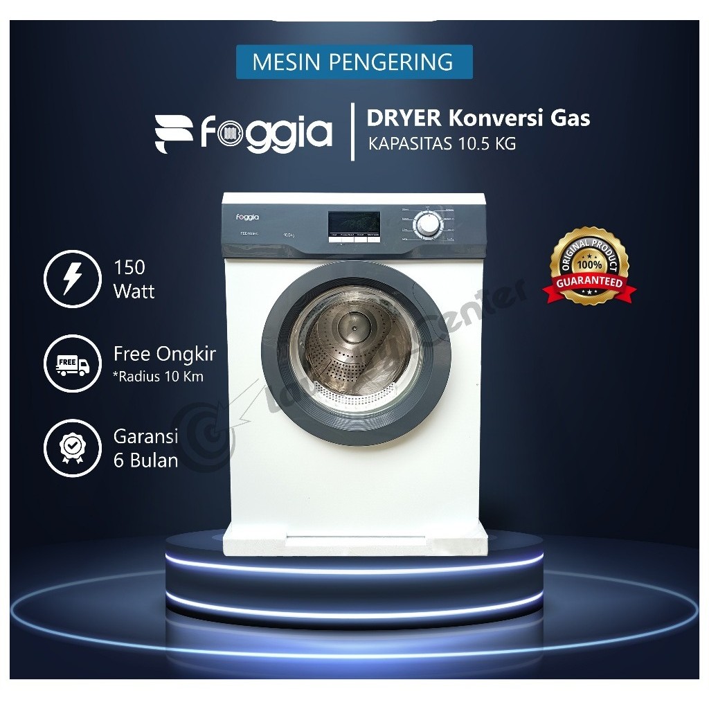 Dryer Foggia 10.5Kg Konversi