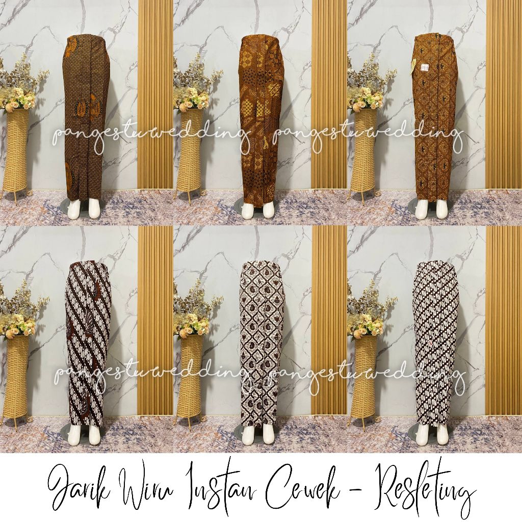 [Resleting] Jarik Wiru Instan Cewek - Motif Jarik / Batik
