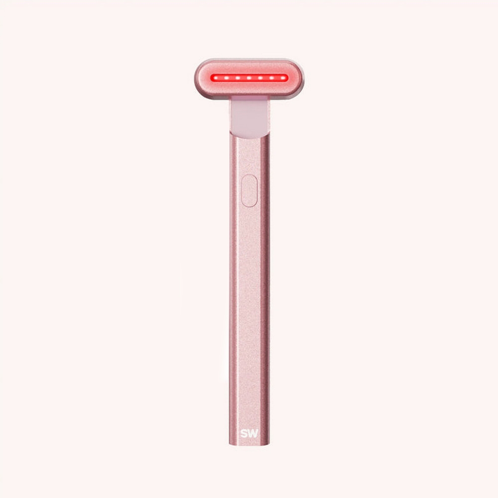 SOLAWAVE Radiant Renewal 4-in-1 Skincare Wand with LED Red Light Therapy in ROSE GOLD *ALMOST NEW*PR