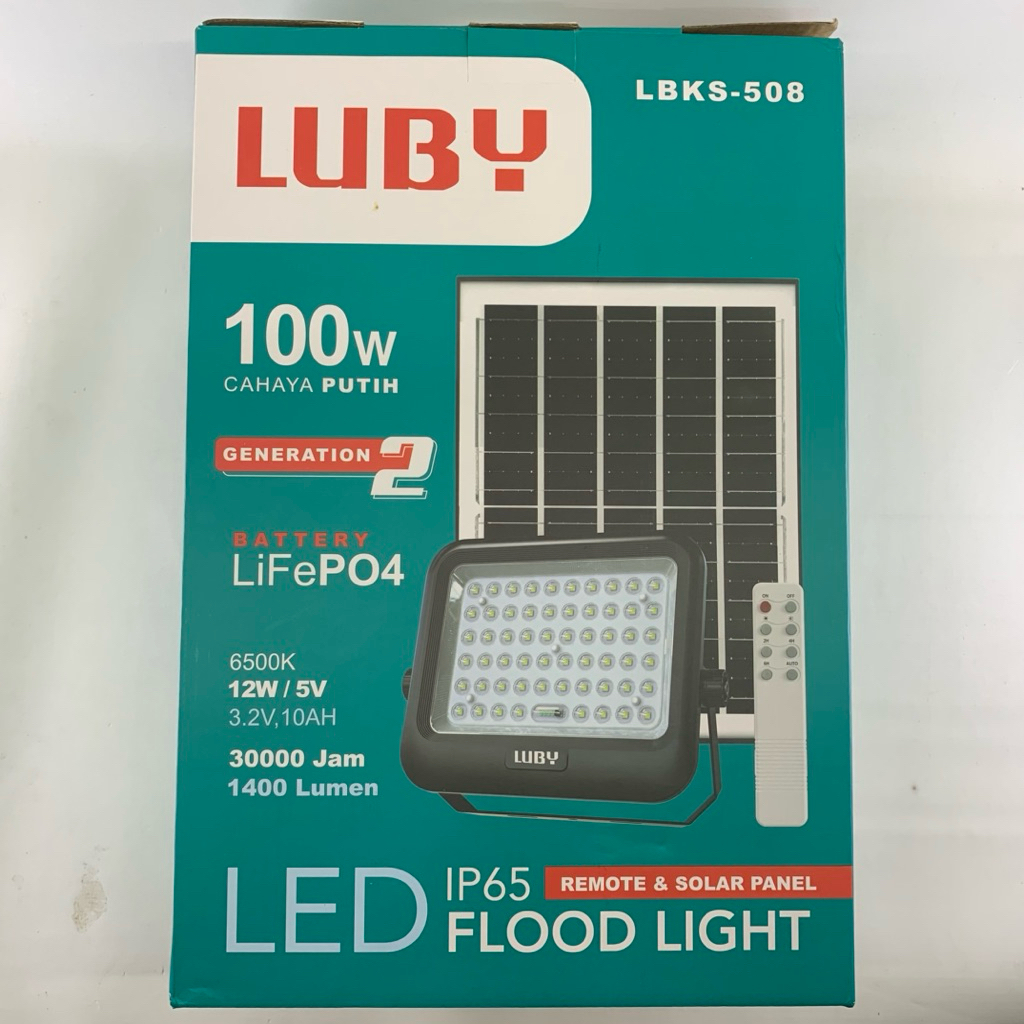 Lampu Tembak Kap Sorot LED 100W Watt IP65 Outdoor Slim LED Flood Light Slim LBKS-508 LBKS508 LUBY