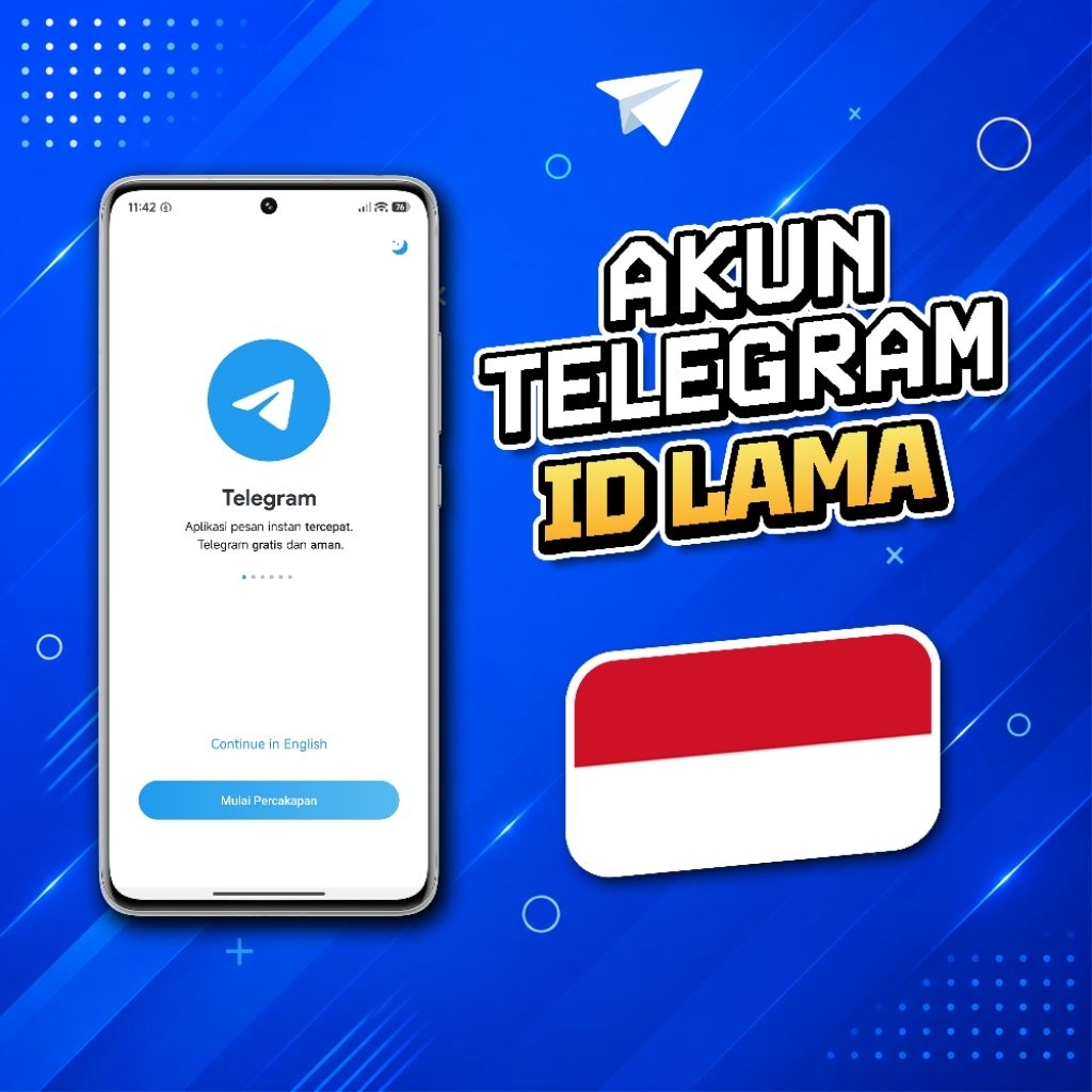 AKUN TELEGRAM +62 | OLD ID 1-7 | INDONESIA | HIGH QUALITY