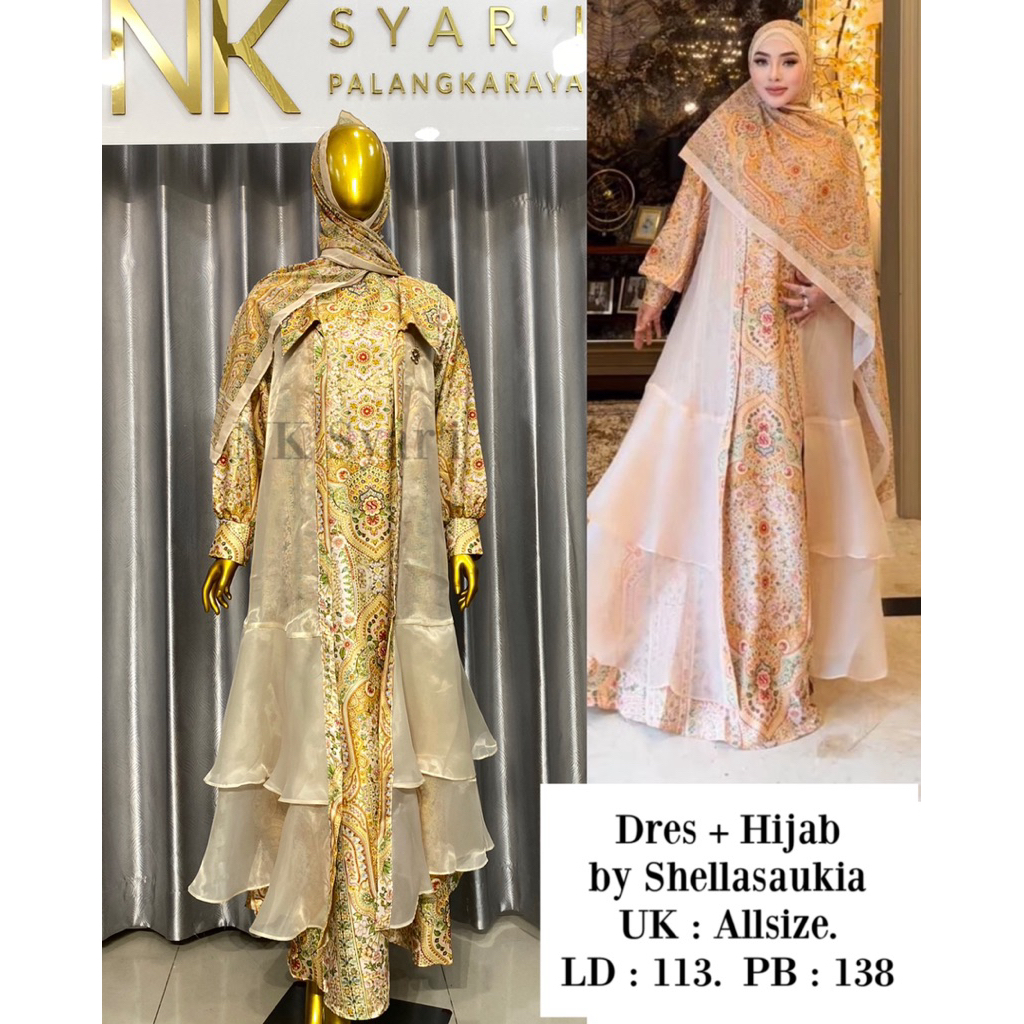 Dres set monogram shellasaukia