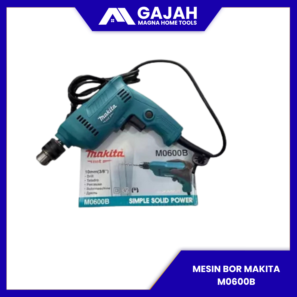 MESIN BOR LISTRIK MAKTEC MAKITA 10 MM ORIGINAL MT60
