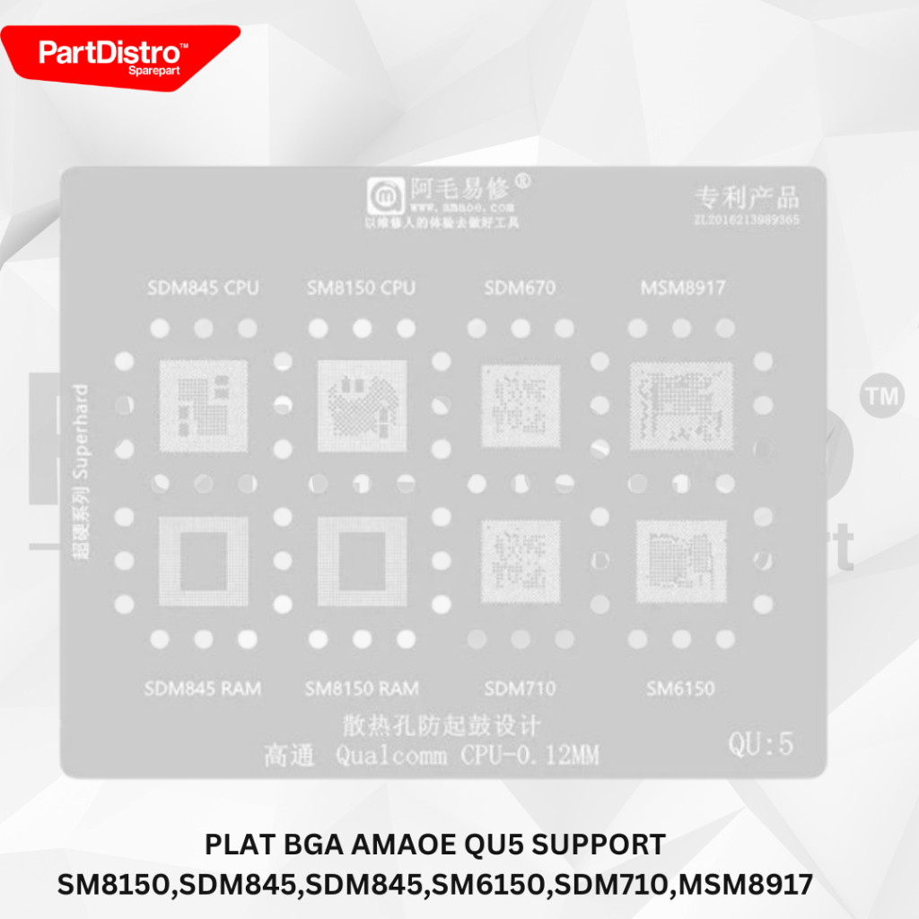 PLAT BGA AMAOE QU5 SUPPORT SM8150,SDM845,SDM845,SM6150,SDM710,MSM8917