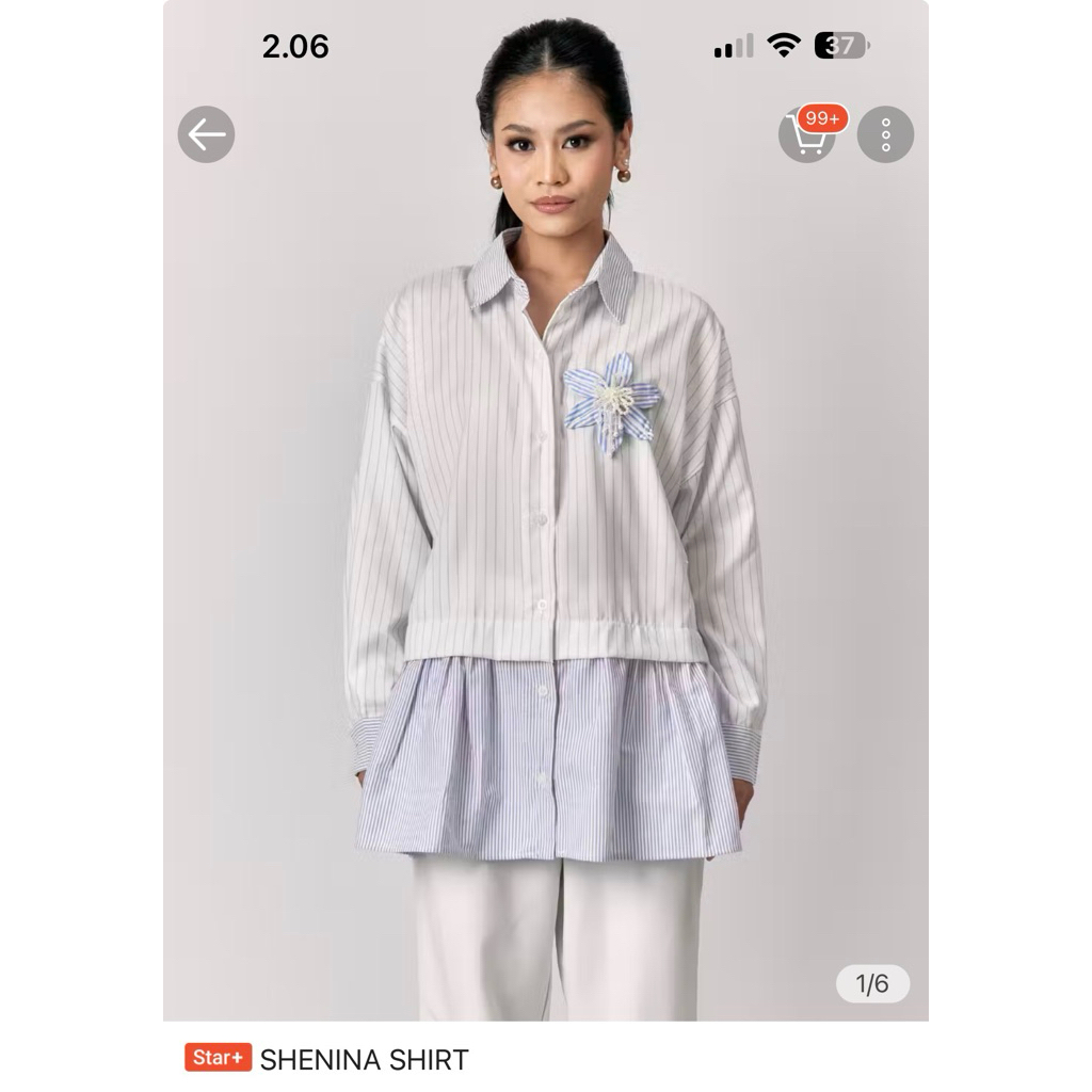 STUDIO TUI - SHENINA SHIRT PRELOVED PRELOVED