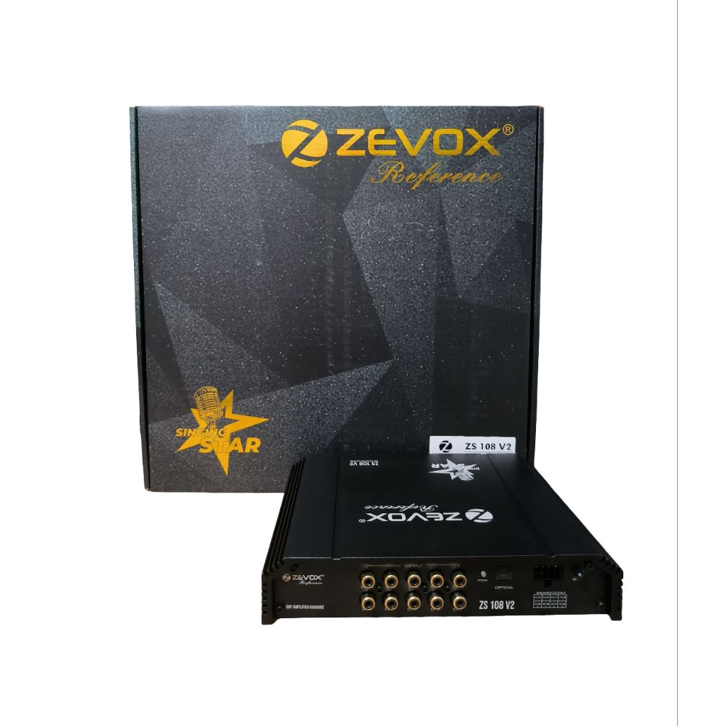 Prosesor DSP zevox ZS 108 v2/ DSP amplifier karaoke prosesor karaoke mix 2