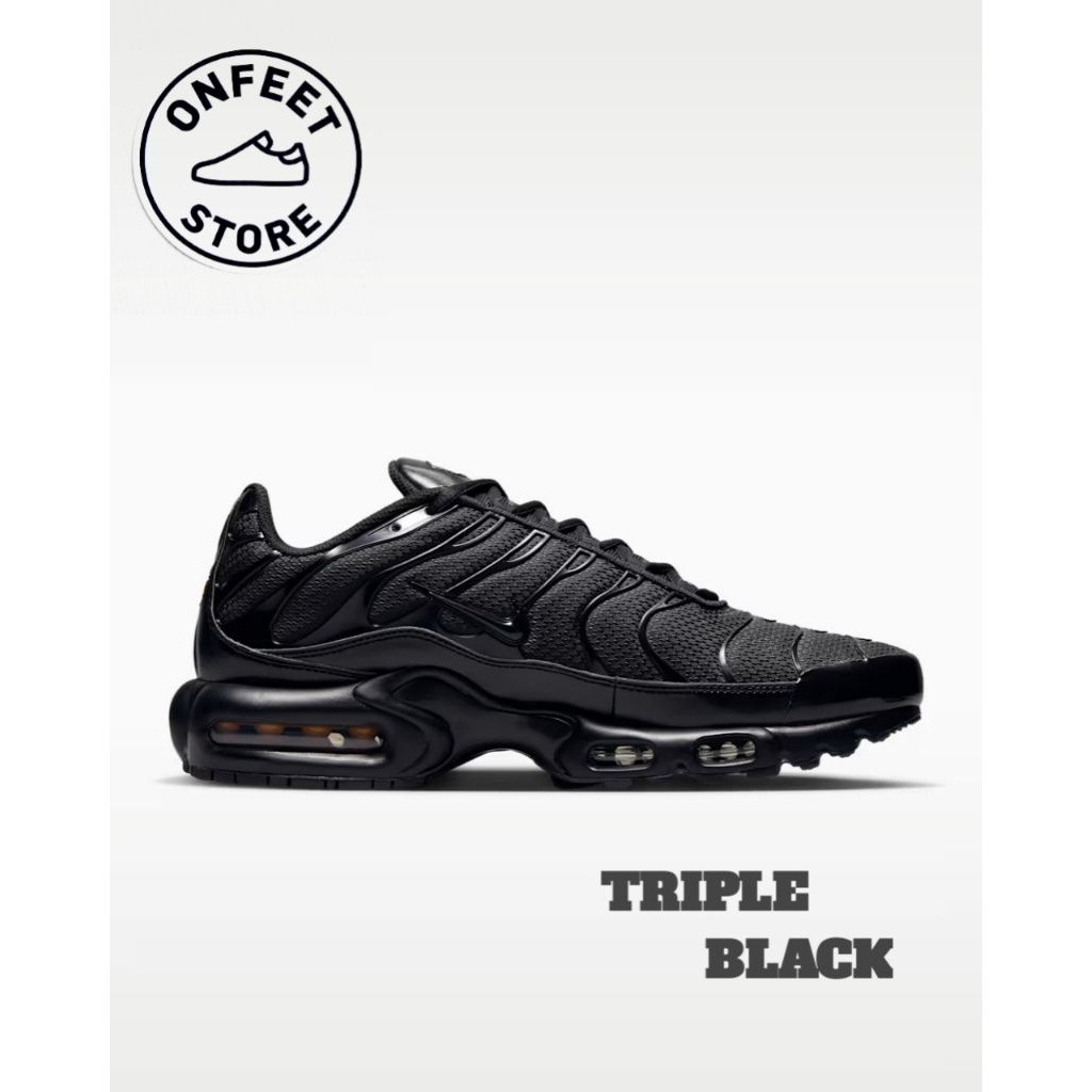 Sepatu Air Max Plus Tn Triple Black