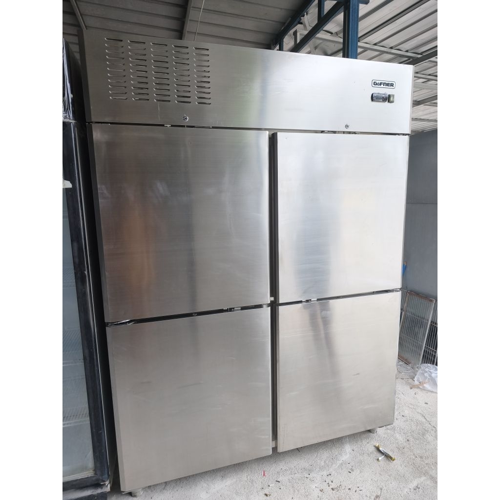 upright chiller 4 pintu second