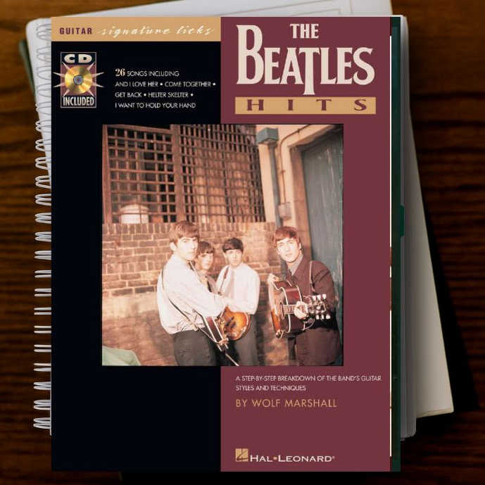 Buku Tablature - Guitar Signature Licks - The Beatles Hits - Free Audio Mp3