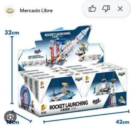 Panlos Brick Rocket Launching Pesawat Ulang Alik Roket 8in1
