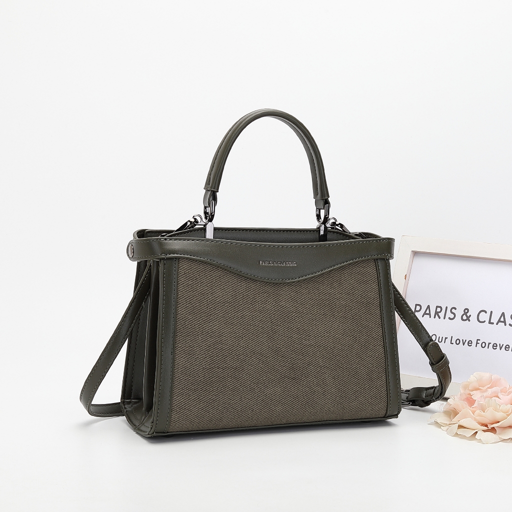 Paris Classic Tas Wanita Import Branded Fashion Handbag PC1283