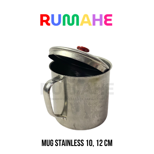 [RMH] MUG STAINLESS 10 CM / MUG MINUMAN