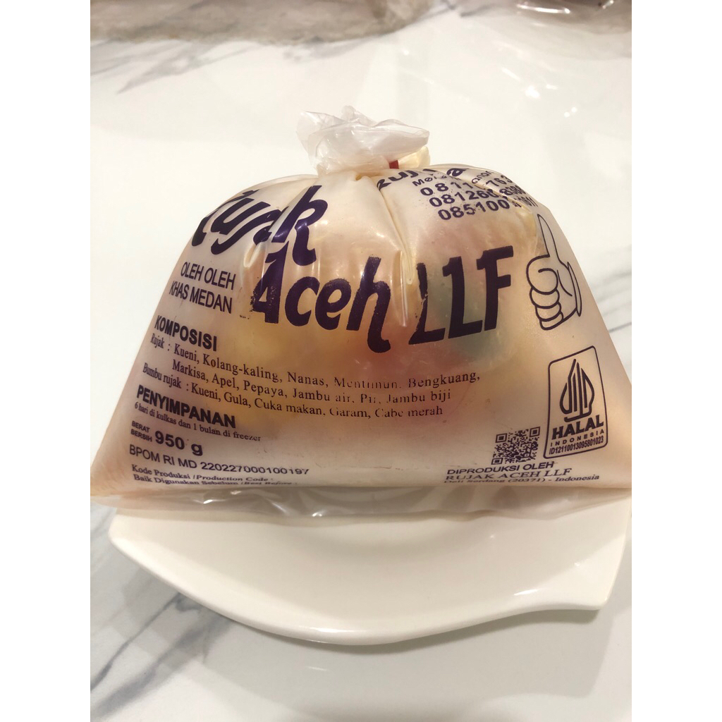 Rujak Aceh LLF  950 g