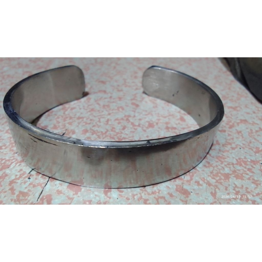 gelang putih sulaiman lebar 2 cm
