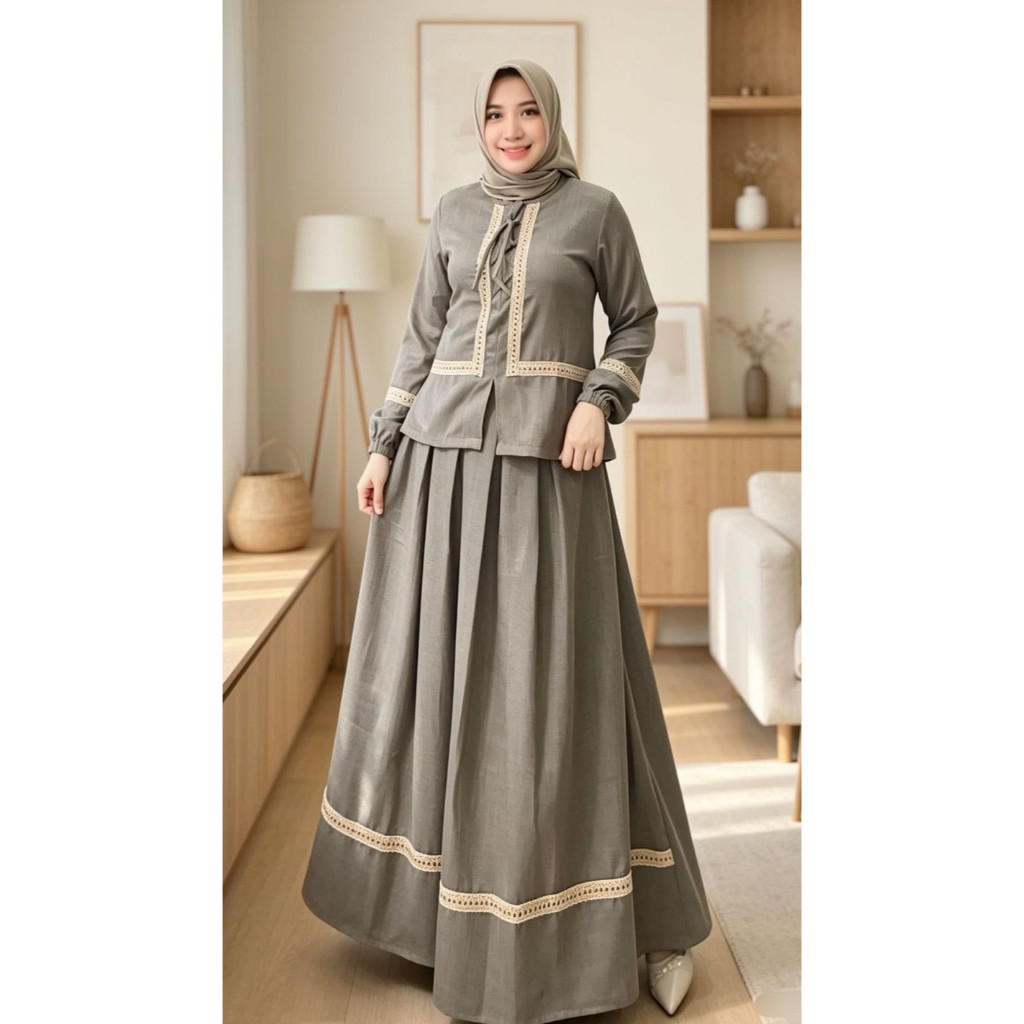 Terlaris stelan Rok Deura SR 5673
