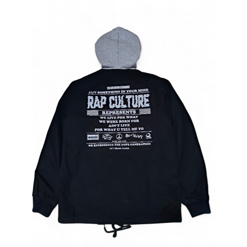 Coach Jacket Denim Hoodie O'neoright x Rapsoul