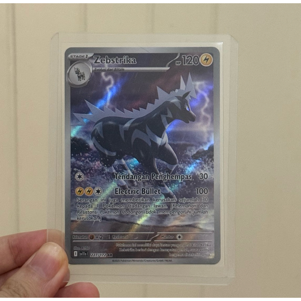 Zebstrika Ar Pokemon Hitam & putih TCG Indonesia