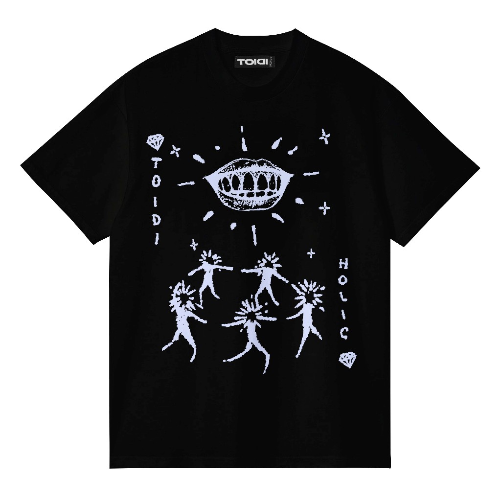 TOIDIHOLIC-PLEASURE-TSHIRT BLACK
