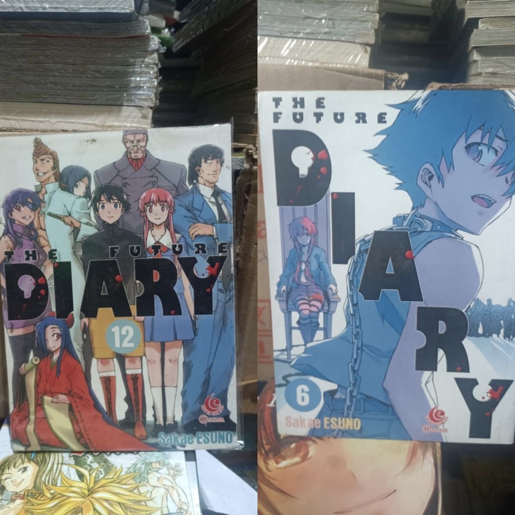 Komik the future diary  6,12 segel end / komik the future diary vol 6,12 segel cabutan