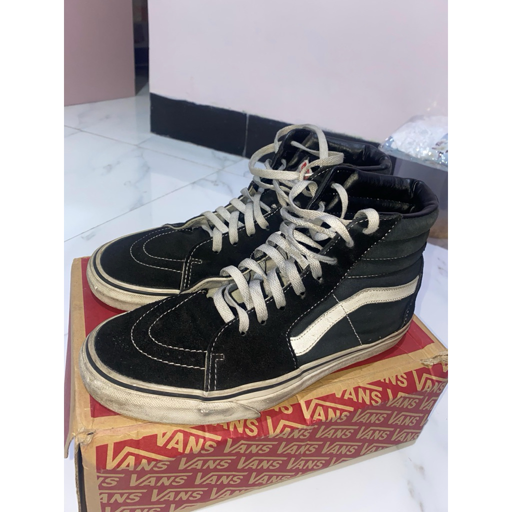 sepatu vans sk8 hi second