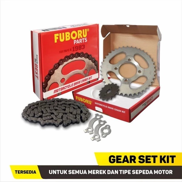 Gear Set Fuboru Original Supra X 125 - Awet, Presisi & Tarikan Enteng
