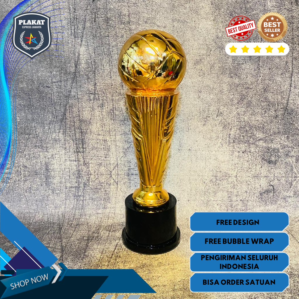 Trophy Volley, Piala Bola Voli, Trophy Voli, Piala Olahraga Volleyball Premium