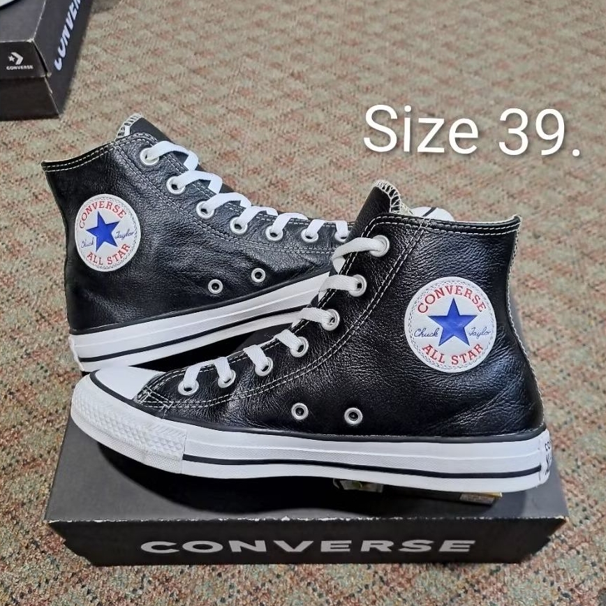 Converse Ct As Leather Black Original