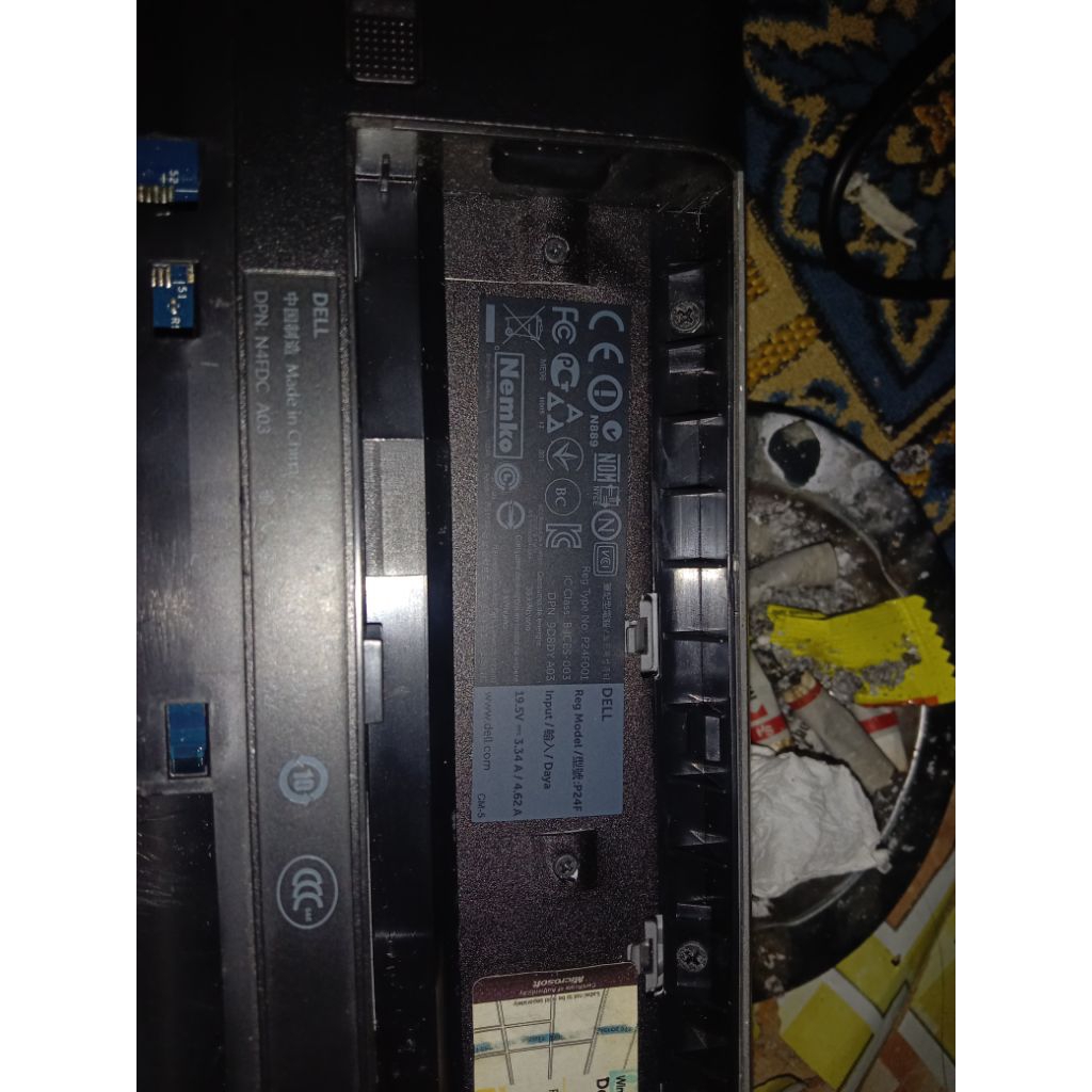 Mobo Mainboard laptop dell 3560 core i5