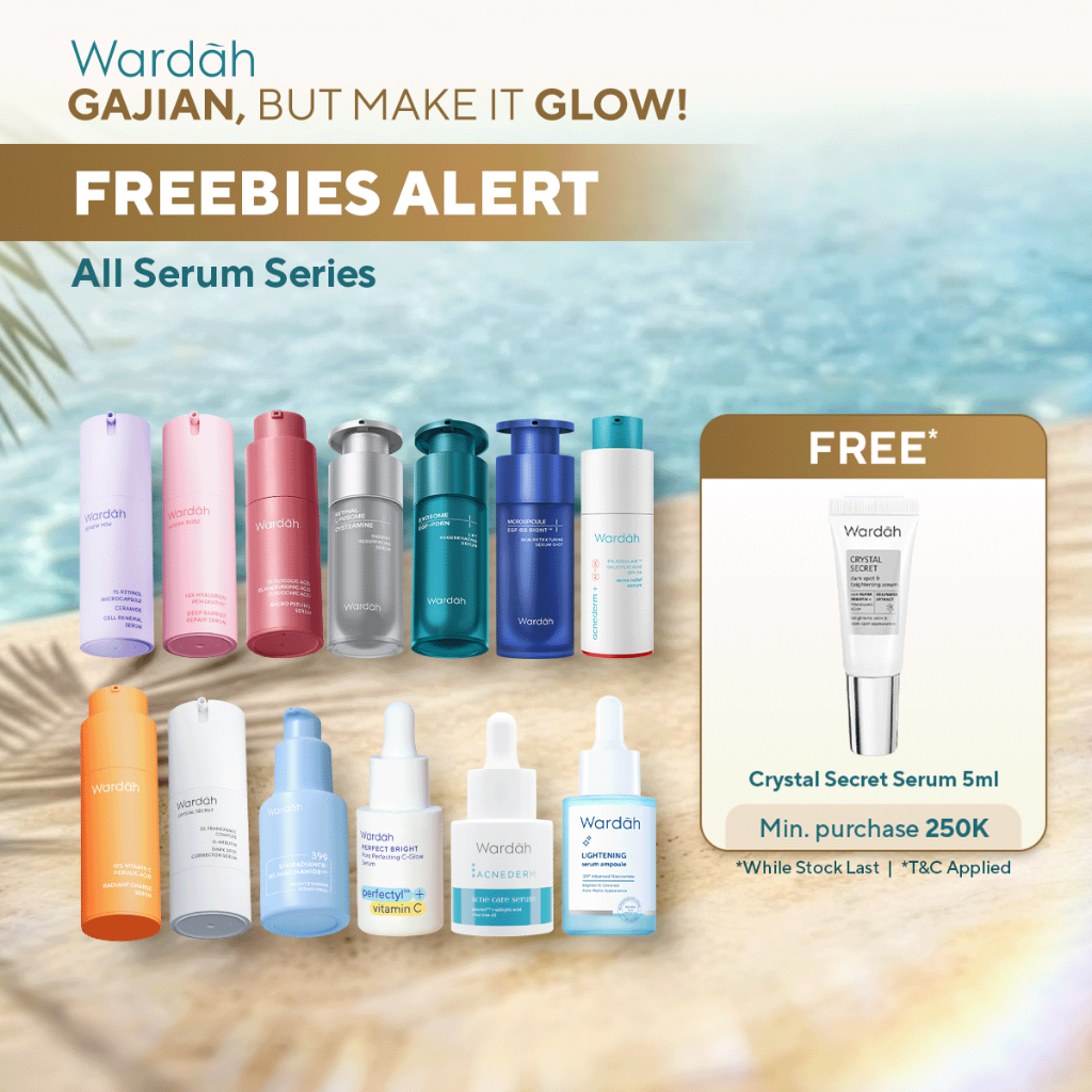 WARDAH Serum All Series Untuk Semua Jenis Kulit - Niacinamide, Brightening, Retinol, Eksfoliasi Waja