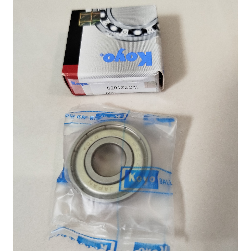Bearing 6201 ZZ Laher 6201ZZ Tutup Besi (12mm x 32mm x 10mm)
