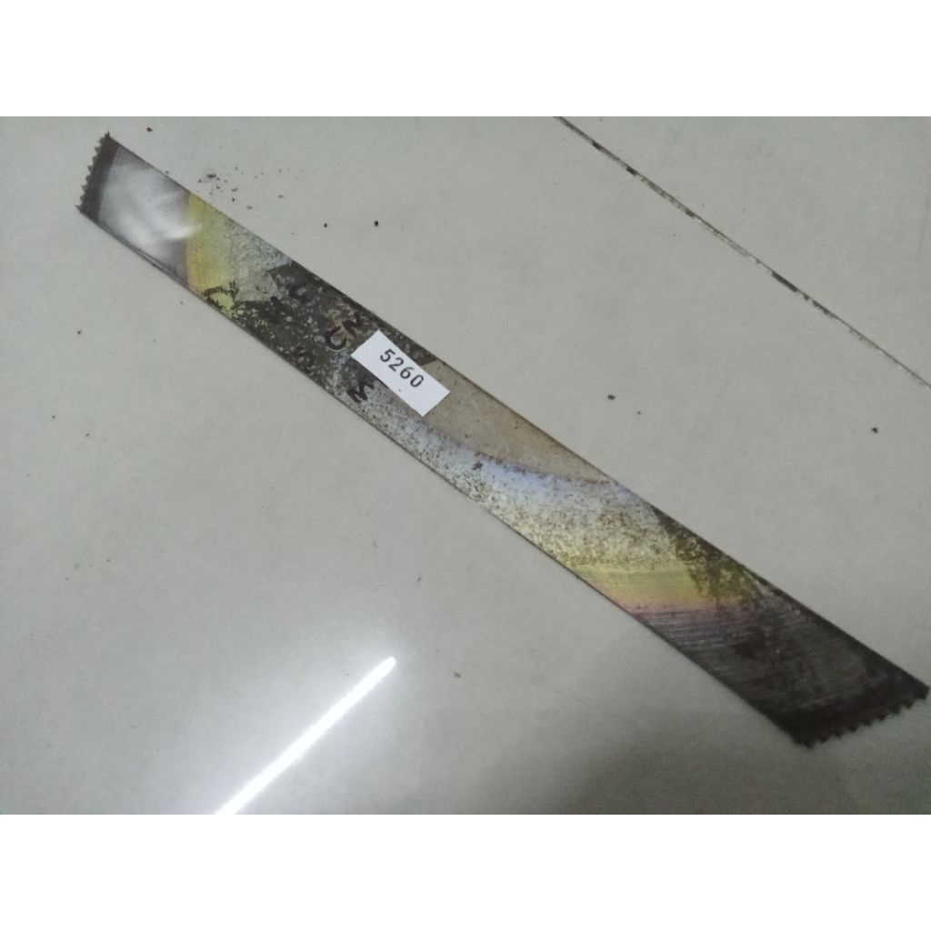 BAJA HSS DM05 Pelangi Original Bahan Pisau Dapur Iris Seset Kelet Fillet Mutik Tiuk Potong Code 5256